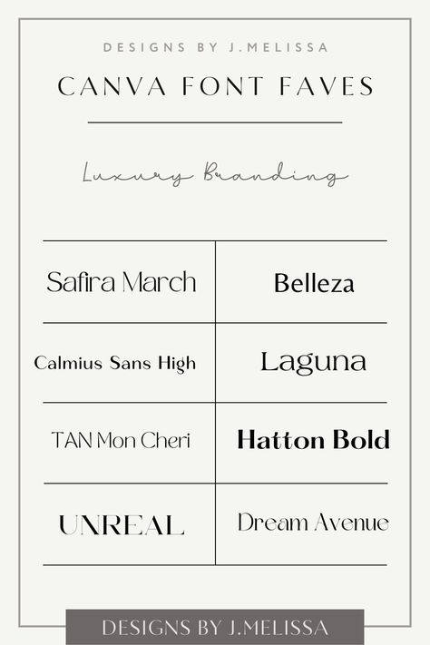 Looking for the perfect fonts to elevate your next branding project? Check out our list of 10 luxurious fonts that will make your brand stand out. #branding #design#Fonts_For_Cosmetic_Brands #Free_Canva_Fonts_For_Wedding #Luxury_Brand_Fonts_Canva #Feminine_Canva_Fonts Luxe Canva Fonts, Free Canva Fonts For Wedding, Luxury Brand Fonts Canva, Fonts For Cosmetic Brands, Classic Canva Fonts, Fancy Canva Fonts, Classy Canva Font, Minimalist Colors Palette, Luxury Font Combinations