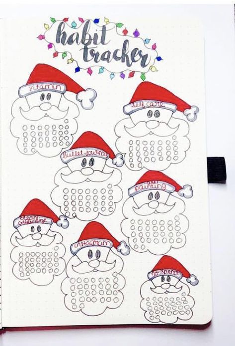 Christmas December bullet journal habit tracker spread December Bullet Journal Ideas, Bullet Journal Christmas, Bullet Journal Work, December Bullet Journal, 25 December, Habit Tracker Bullet Journal, Creating A Bullet Journal, Bullet Journal Cover Page, Bullet Journal Cover Ideas