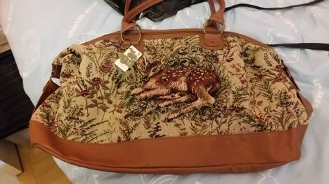 Vintage Tapestry Deer bag bought at Primarni Vintage Tapestry, Cool Fits, Pretty Bags, Louis Vuitton Speedy Bag, Vintage Bags, Cool Items, Dream Wardrobe, Top Handle Bag, Fashion Inspo