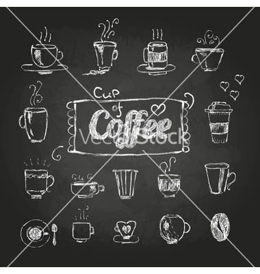 Chalkboard Cafe, Chalk Art Coffee, Blackboard Lettering, Cafe Chalkboard, Chalkboard Art Quotes, Blackboard Drawing, Coffee Collection, Chalk Sign, Coffee Stock