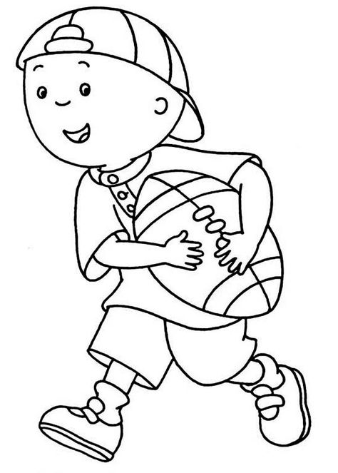 Caillou Would Like To Play Football Coloring Page : Coloring Sun Caillou Party, Football Coloring Pages, Sports Coloring Pages, Cartoon Coloring Pages, Color Worksheets, Coloring Pages To Print, Free Printable Coloring, Free Printable Coloring Pages, Printables Kids