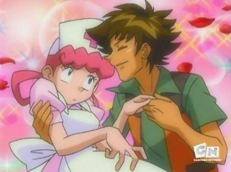 Nurse Joy & Brock Nurse Joy Pokemon, Brock Pokemon, Pokemon Indigo League, Ash X Misty, Sinnoh Region, Nurse Joy, Movies Animated, Cartoon Crushes, Solgaleo Pokemon