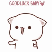 Good Luck Baby GIFs | Tenor Cute Good Luck, Good Luck Gif, Facebook Layout, Cute Gif, Animated Gifs, Good Luck, Keyboard, Hello Kitty, Gif