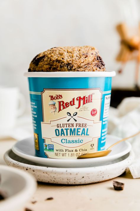 Banana Oatmeal Mug Cake, Baked Oats In Microwave, Oats In Microwave, Oatmeal Mug Cake, Blended Baked Oats, Cake Microwave, Microwave Oatmeal, Blended Oats, Banana Mug Cake