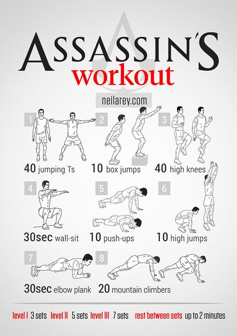 Assassins Creed Workout, Assassins Workout, Superhero Workout, Trening Sztuk Walki, Fitness Routines, Workout Posters, Trening Fitness, Martial Arts Workout, Workout Chart