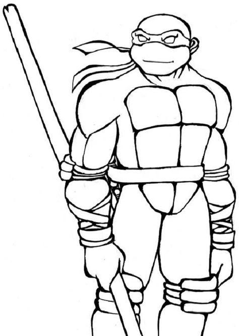 Ninja Svg, Dc Drawings, Ninja Turtle Drawing, Ninja Turtle Coloring Pages, Turtle Coloring, Turtle Coloring Pages, Superhero Coloring, Love Coloring Pages, Teenage Ninja Turtles