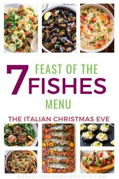 Italian Christmas Eve, Italian Christmas Eve Dinner, Christmas Eve Dinner Menu, Italian Fish Recipes, Italian Christmas Dinner, Feast Of The Seven Fishes, Easy Christmas Dinner, Italian Christmas Recipes, 7 Fishes