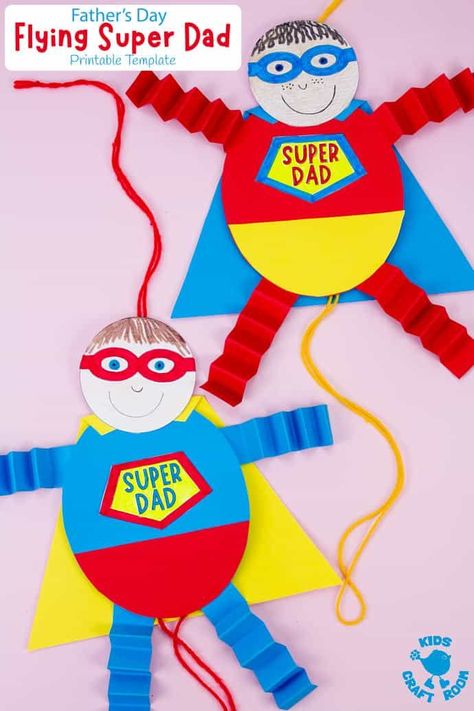 Superhero Week, Superhero Craft, You Are My Superhero, Kids Fathers Day Crafts, Hero Crafts, Diy Father's Day Crafts, Dad Crafts, Easy Fathers Day Craft, Fathersday Crafts