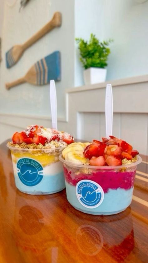 Beachy Food, Nautical Bowls, Preppy Food, Açaí Bowls, Tropical Food, Food Summer, Summer Eating, Summer Snacks, Healthy Food Motivation