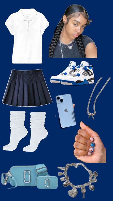 6th Grade Outfits, Scrunch Socks, Back To School Uniform, Back To School Outfit Ideas, Snapshot Bag, School Outfit Ideas, Club Attire, Picture Day Outfits, Uniform Outfits