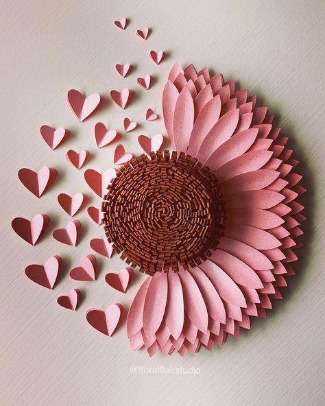 Paper Craft Decoration Ideas, Diy Flower Decor, Flower With Paper, Paper Projects Diy, Paper Flower Garlands, Sunflower Crafts, Paper Sunflowers, Snowflake Craft, Easy Paper Flowers