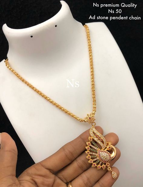 Gold Chain Dollar Design For Women, Pendent Design, Temple Jewelery, Dollar Design, Baby Jewelry Gold, Rajputi Jewellery, Gold Jewels Design, Black Beads Mangalsutra, Black Beads Mangalsutra Design