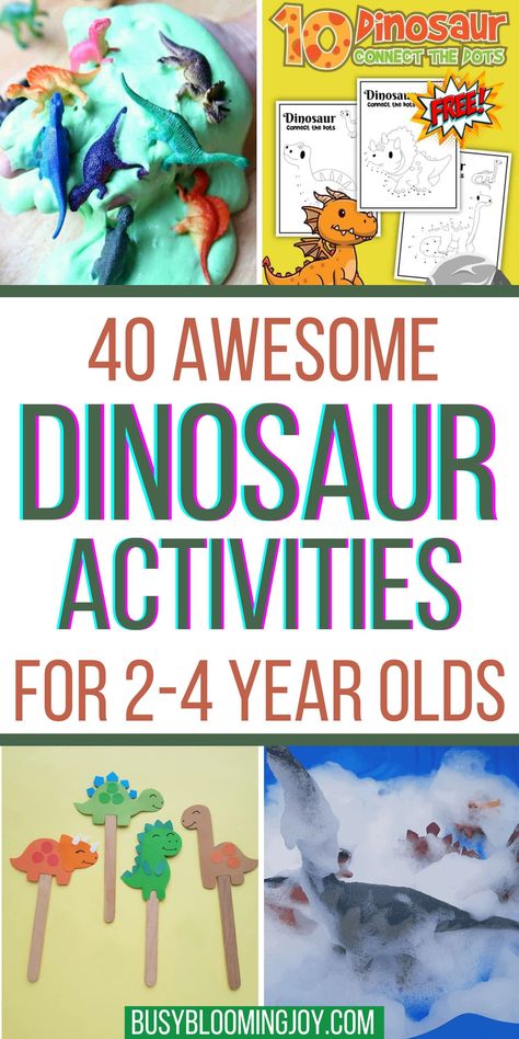 Dinosaur Arts And Crafts, Dinosaur Crafts For Toddlers, Dinosaur Activities For Preschool, Easy Dinosaur Crafts, Dino Activities, Preschool Free Printables, Crafts Dinosaur, Build A Dinosaur, Dinosaur Preschool