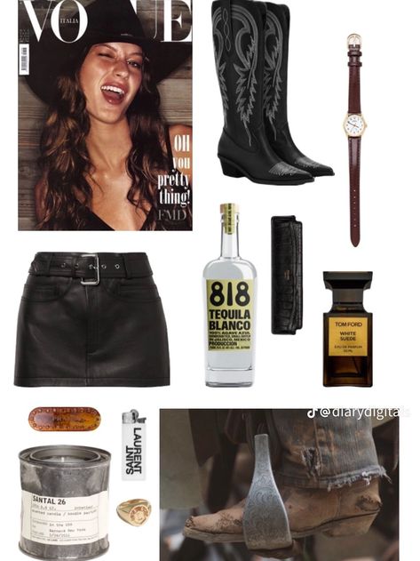 Western Chic Aesthetic, City Cowgirl Aesthetic, Old Hollywood Aesthetic, Vision Collage, Cowgirl Era, Hollywood Aesthetic, Nashville Trip, Cowgirl Aesthetic, Uni Life