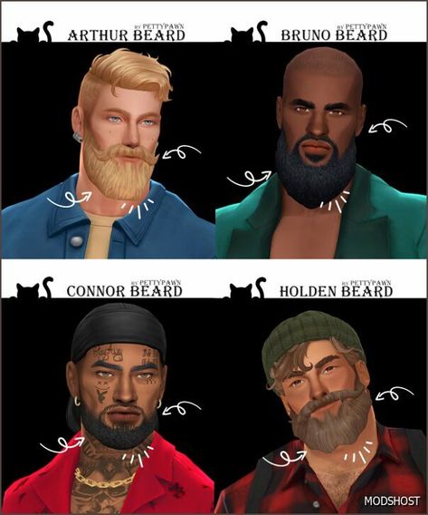 Download Beard Collection for Sims 4 at ModsHost NOW! ThePettyPawn #facial-hair #mods #videogames #sims4cc #male #gaming #hair #sims Sims 4 Cc Chest Hair, The Sims 4 Cc Mens Hair, Sims Facial Hair Cc, Sims 4 Cc Maxis Match Male Beard, Sims 4 Men Presets, Sims Cc Facial Hair, Sims 4 Men Facial Hair, Sims 4 Men Beard, Sims 4 Cc Male Jaw Preset