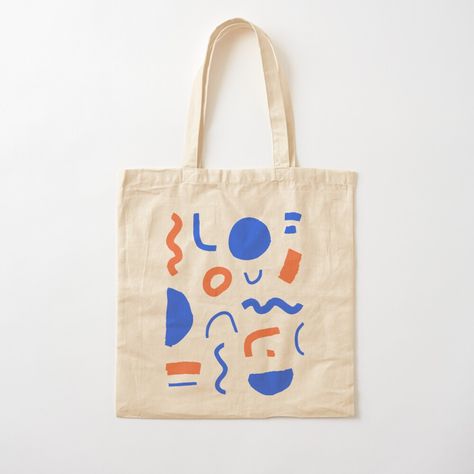 Hand Painted Tote Bags, Fabric Bag Design, Handpainted Tote, Abstract Tote Bag, Handpainted Tote Bags, Modern Texture, Minimal Shapes, Painted Tote, Pattern Modern