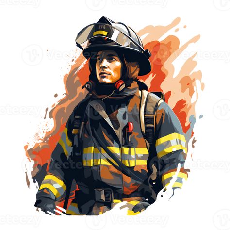 firefighter cartoon ai generate Firefighter Character, Firefighter Illustration, Firefighter Cartoon, Firefighter Drawing, Oc Drawings, Character Reference, Face Drawing, Cristiano Ronaldo, Free Png