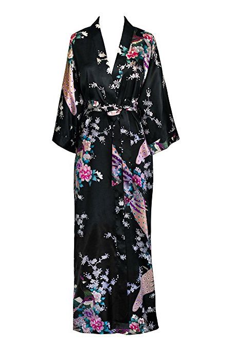 #nightgown #bathrobe #gown #kimono Silk Sleepwear Pajamas, Kimono Dressing Gown, Kimono Floral, Maxi Kimono, Satin Kimono, Silk Sleepwear, Floral Robes, Nightwear Women, Womens Kimono