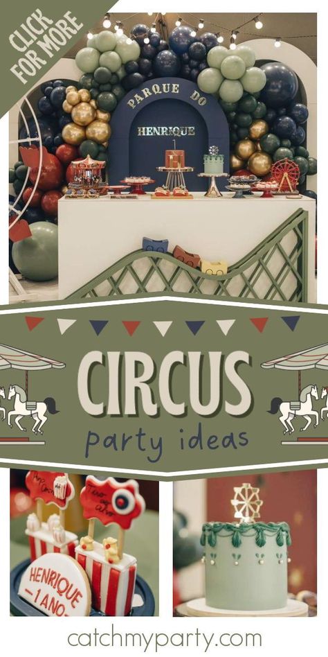 Winter Carnival Birthday Party, Vintage Circus Party Ideas, Carnival Party Foods, Circus Birthday Party Decorations, Vintage Carnival Theme, Vintage Circus Birthday Party, Carnival Birthday Theme, Vintage Carnival Party, Vintage Circus Theme