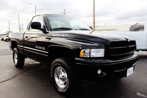 AUCTION: 1999 Dodge Ram 1500 Sport Regular Cab 4×4 with 26,000 Miles 1995 Dodge Ram 1500, 1999 Ram 1500, 2000 Dodge Ram 1500, Dodge Ram Sport, Ram 1500 Sport, Off Road Suspension, Deep Snow, Dodge Ram Pickup, Sports Decals