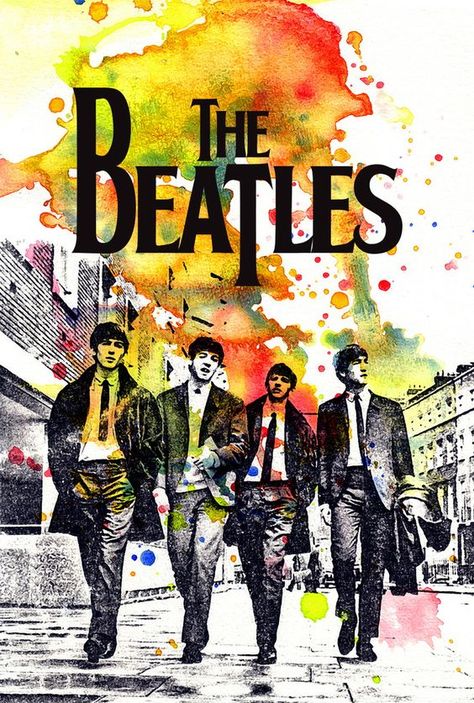 The Beatles Poster, Arte Jazz, Beatles Wallpaper, Beatles Poster, Luis Royo, Rock Band Posters, Beatles Art, Band Poster, Band Wallpapers