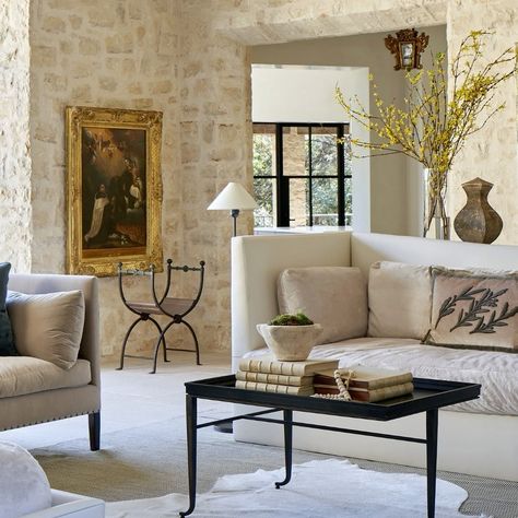 Stone Walls Interior, Stone Interior, Hill Interiors, Austin Homes, 아파트 인테리어, Lounge Design, Luxe Interiors, Stone Houses, Stone House