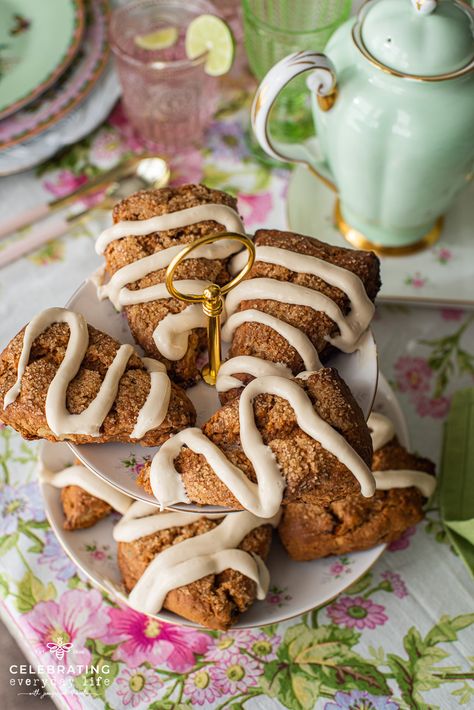 🥕Bring on the yum with these delicious #CarrotCakeScones! Perfect for any #TeaTimeTreat or #EasterRecipe. Thanks to a boxed cake mix they come together in a flash and are so moist and delicious! No more dry scones!!! These Easy Cake Mix Carrot Cake Scones are the ideal accompaniment to a morning or afternoon cuppa. ☕ @realduncanhines @april.cornell @williamssonoma and @homegoods Cake Mix Carrot Cake, Carrot Cake Scones, Easter Brunch Dessert, Best Cake Mix, Easy Easter Recipes, Easter Brunch Table, Brunch Dessert, How To Make Scones, Cut Recipe