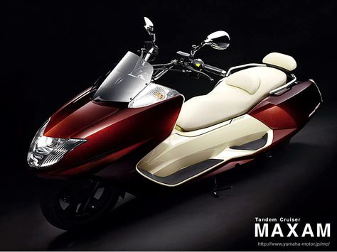 Yamaha Maxam CP250 Maybach Car, Back In 2005, Yamaha Scooter, Motos Yamaha, Scooter Custom, Motorcycle Equipment, Bike Sketch, Scooter Design, Moped Scooter