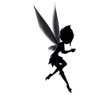 periwinkle fairy silhouette Gothic Fairy Tattoo, Female Grim Reaper, Periwinkle Fairy, Tinker Bell Tattoo, Ra Themes, Fairytale Party, Fairy Silhouette, Tinkerbell Party, Pixie Hollow