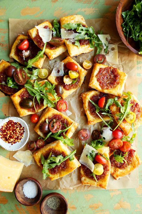 BLT Mini Pies - The Candid Appetite Mini Blt, Bacon Jam, Flaky Crust, Savory Pie, Pastry Blender, Mini Pies, Bacon Recipes, Sweet And Savory, Jam Recipes