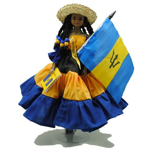 Barbados Clothing, Independence Images, Caribbean Flags, Barbados Flag, Cute Natural Hairstyles, Fashion Timeline, The Garrison, Caribbean Culture, Military Units