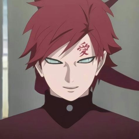 Anime Boy Red Hair, Gaara Pfp, Profile Picture Anime, Boruto Characters, Naruto Boys, Naruto Gaara, Naruto Boruto, Naruto Shippuden Characters, Naruto Uzumaki Shippuden