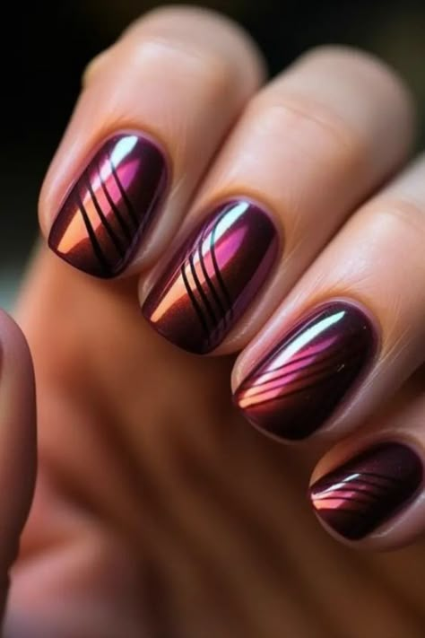 15 Stunning Burgundy Nail Colors for Winter 2023-2024 - thepinkgoose.com Nail Colors For Winter, Plum Nails, Nails For Fall, Velvet Nails, Maroon Nails, Fall Nail Art Designs, Cute Nails For Fall, Nail Colors Winter, Burgundy Nails