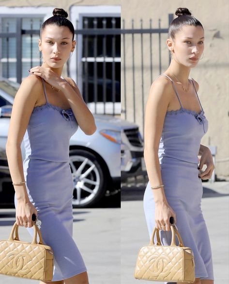 Bella Hadid Soft Summer, Feminine Casual Outfits, Hadid Fashion, Outfits Pastel, Feminine Casual, Hadid Sisters, Bella Hadid Outfits, Bella Hadid Style, Color Season