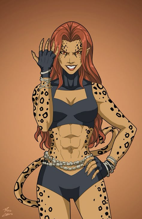 Cheetah earth>27 Cheetah Dc Comics, Cheetah Dc, Art Dc Comics, Phil Cho, Dc Comics Girls, Univers Dc, Dc Villains, Arte Dc Comics, Superhero Characters