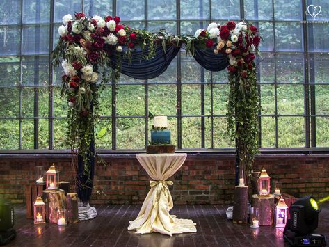 Navy Wine Wedding, Navy Blue And Burgundy Wedding Arch, Navy And Burgundy Wedding Arch, Burgundy And Navy Blue Wedding Decor, Navy Blue And Wine Wedding, Navy Blue And Red Wedding Theme, Blue And Burgundy Wedding Decorations, Burgundy And Navy Blue Wedding, Navy Blue Wedding Decorations