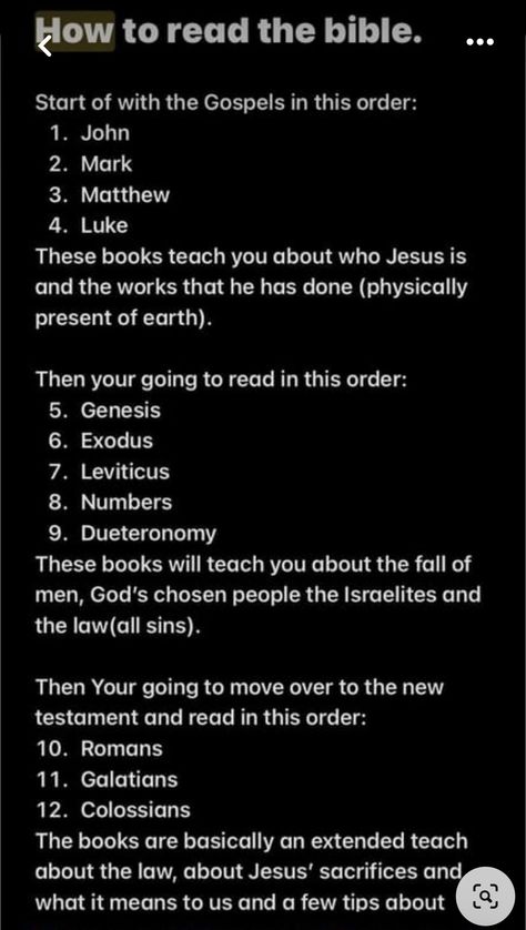 How To Read New Testament, Episcopal Bible Study, Bible Study Chronological Order, Bible Chapters For Beginners, What Bible Chapter To Read, Scripture For Bad Days, Get Your House In Order Bible, Christian Things To Put In Bio, How To Start Devotions