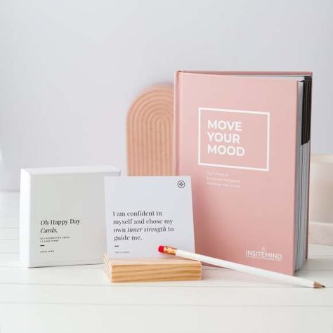 Move Your Mood Kit: Emotional Intelligence Journal and Affirmation Cards #AffirmationCards #PositiveVibes #SelfLove #DailyAffirmations Yoga Psychology, Wellness Entrepreneur, What Is Emotional Intelligence, Emotions Cards, Oh Happy Day, Positive Self Talk, Emotional Balance, Productivity Planner, Self Talk