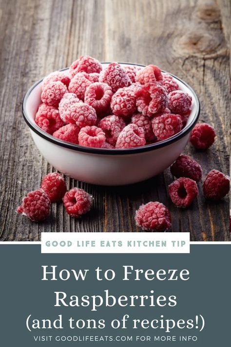 How to Freeze Raspberries Frozen Raspberry Recipes Recipes With Frozen Raspberries, How To Use Up Frozen Raspberries, Frozen Raspberry Recipes, Freezing Raspberries, Raspberry Recipes Healthy, Raspberry Jam With Frozen Raspberries, Recipes To Freeze, Fresh Raspberry Recipes, Raspberry Crisp