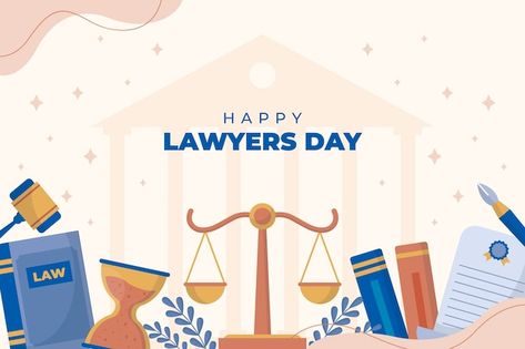 Free vector flat lawyers day background | Free Vector #Freepik #freevector #flat-background #flat-design #event-background #wallpaper Lawyers Day, Event Background, Flat Background, Day Background, Design Event, Backgrounds Free, Background Wallpaper, Flat Design, Lawyer