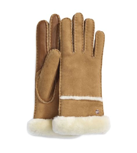 Seamed Tech Glove - Ugg (US) Ugg Store, Sheepskin Gloves, Tech Gloves, Tech Women, Boho Interior, Cold Weather Accessories, Womens Gloves, Workout Accessories, Winter Accessories