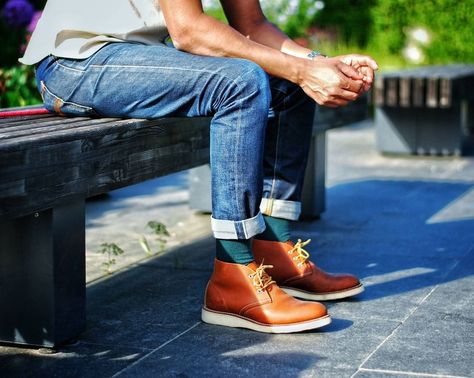 Nordic EDC on Instagram: “Happy #redwingwednesday !! Recently I purchased this nice #3140 red wing work chukka boots for the summer. Let me say these are already…” Red Wing Chukka Boots, Red Wing Chukka, Red Wing, Danner Mountain Light Boot, Red Wings, Chukka Boots, Hiking Boots, Outfit Ideas, Men Casual