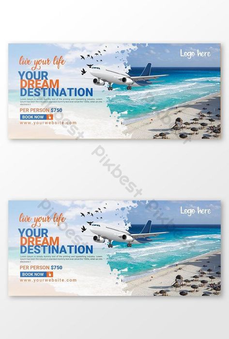 Travel agency template facebook banner#pikbest#Templates#Others Travel Visiting Card Design, Travel Banner Design Ideas, Travel Banner Design, Travel Agency Poster, Travel Banner, Template Facebook, Banner Design Layout, Photoshop Youtube, Travel Advertising