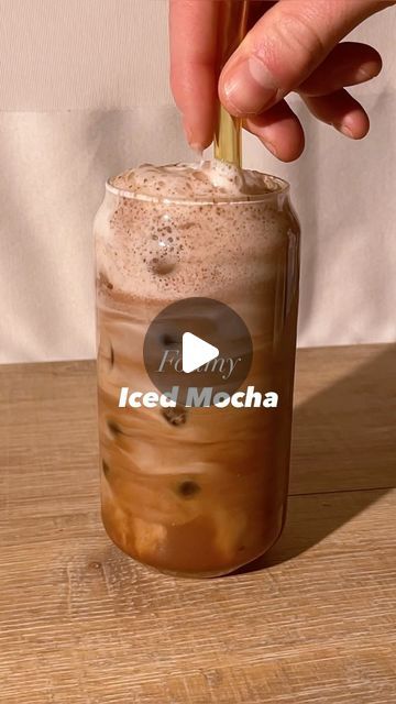 Bruno’s Homecafé on Instagram: "Intensive Iced Mocha Latte 🤎✨ Recipe👇🏽 . Short-form repost of this weeks mocha recipe. ✨🤎 . Recipe: - add 3 tsp of cocoa powder (I used dark (concentrated) cocoa powder to get an intensive chocolaty note) - pour over a double shot of espresso - add ice - add your sweet cold foam * 1 tsp of sugar * 120 ml of milk of choice - optionally add some cocoa powder on top . That’s it. Enjoy! ✨☕️" Iced Mocha Latte Recipe, Sweet Cold Foam, Mocha Latte Recipe, Mocha Recipe, Shot Of Espresso, Iced Mocha, Ice Milk, Cold Foam, Mocha Latte