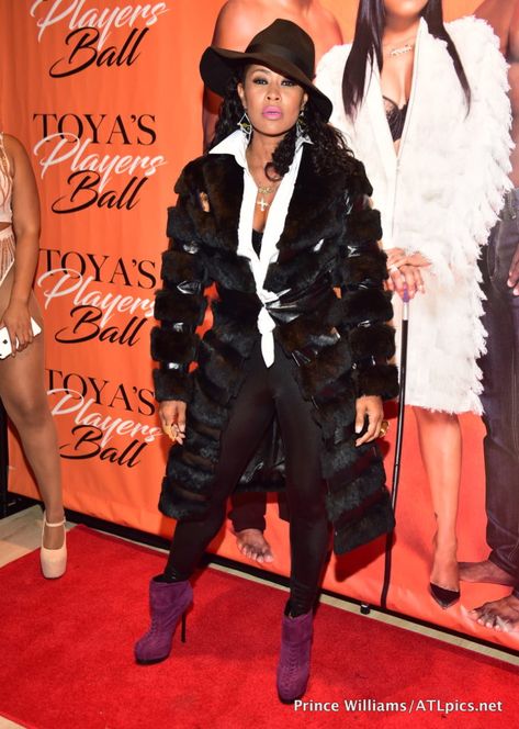 toya-wright-players-ball Players Ball Party, Jersey Dress Outfit, Players Ball, Ball Theme Party, Bday Plans, Tammy Rivera, Dej Loaf, Toya Wright, Surprise Dance