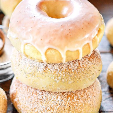 Donut Glazed, Ranch Chex Mix, Cherry Pie Cookies, Air Fryer Donuts, Doughnut Recipes, Recipe Air Fryer, Making Donuts, Strawberry Oatmeal, Donut Recipe