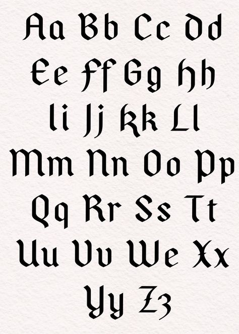 Old Time Fonts Alphabet, Old Timey Fonts Alphabet, History Fonts Alphabet, Easy Old English Font, Old Writing Alphabet, Simple Old English Font, Old Alphabet Letters, Oldies Writing, Old Fonts Vintage Alphabet