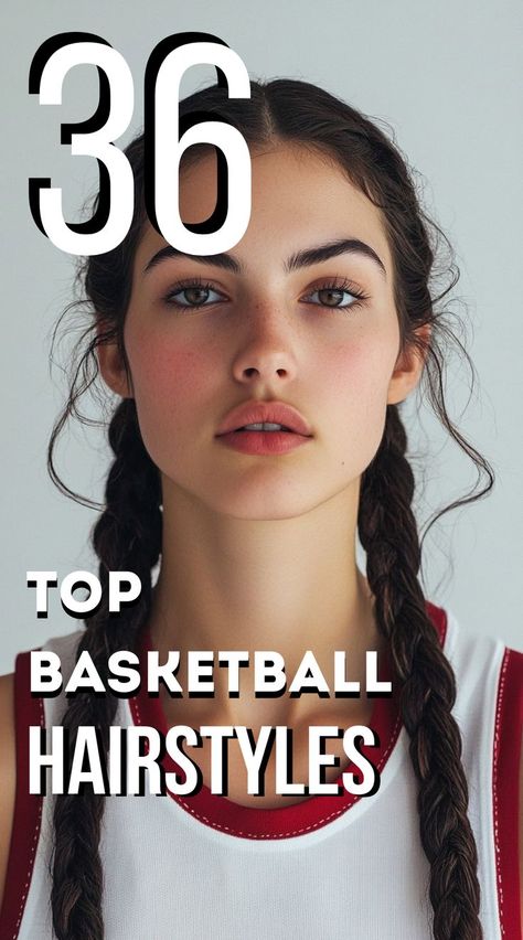 Looking for the best hairstyles to rock during your basketball games? Check out these trendy basketball hairstyles! Whether you love cornrows, buns, or braids, these styles will keep your hair in place while you dominate the court. Get inspired with these game-ready looks! Basketball Hair, Basketball Hairstyles, Super Easy Hairstyles, The Best Hairstyles, Pinterest Hair, Playing Basketball, Basketball Games, Volleyball Hairstyles, Looking Good