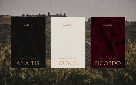 Amun Winery Branding & Packaging :: Behance Winery Branding, Luxury Wine Label, Keyhole Logo, Illustration Packaging Design, Brand Identity Design Logo Inspiration, Wine Logo Design, Winery Logo, Woodfired Pizza, Wine Bottle Label Design