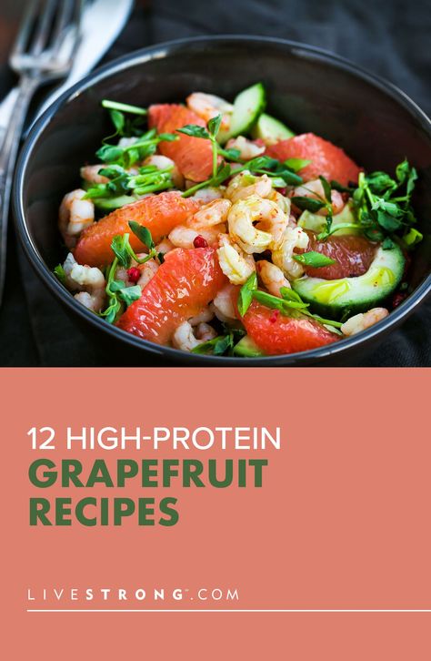 Grapefruit Recipes Dinner, Recipes Using Grapefruit Juice, Grapefruit Breakfast Ideas, Grapefruit Salad Recipes, Grapefruit Healthy Recipes, Healthy Grapefruit Smoothie, The Grapefruit Diet, Grapefruit And Avocado Salad, Broiled Grapefruit